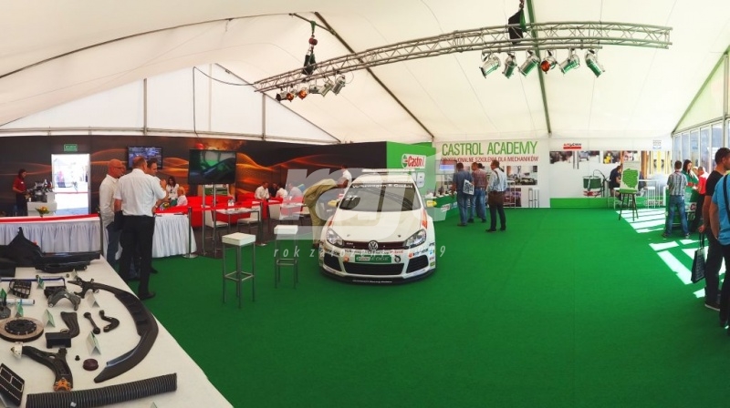 Prezentacja produktów firmy Castrol na branżowych targach